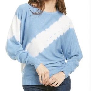 Philosophy Blue & White Tie Dyed Sweater